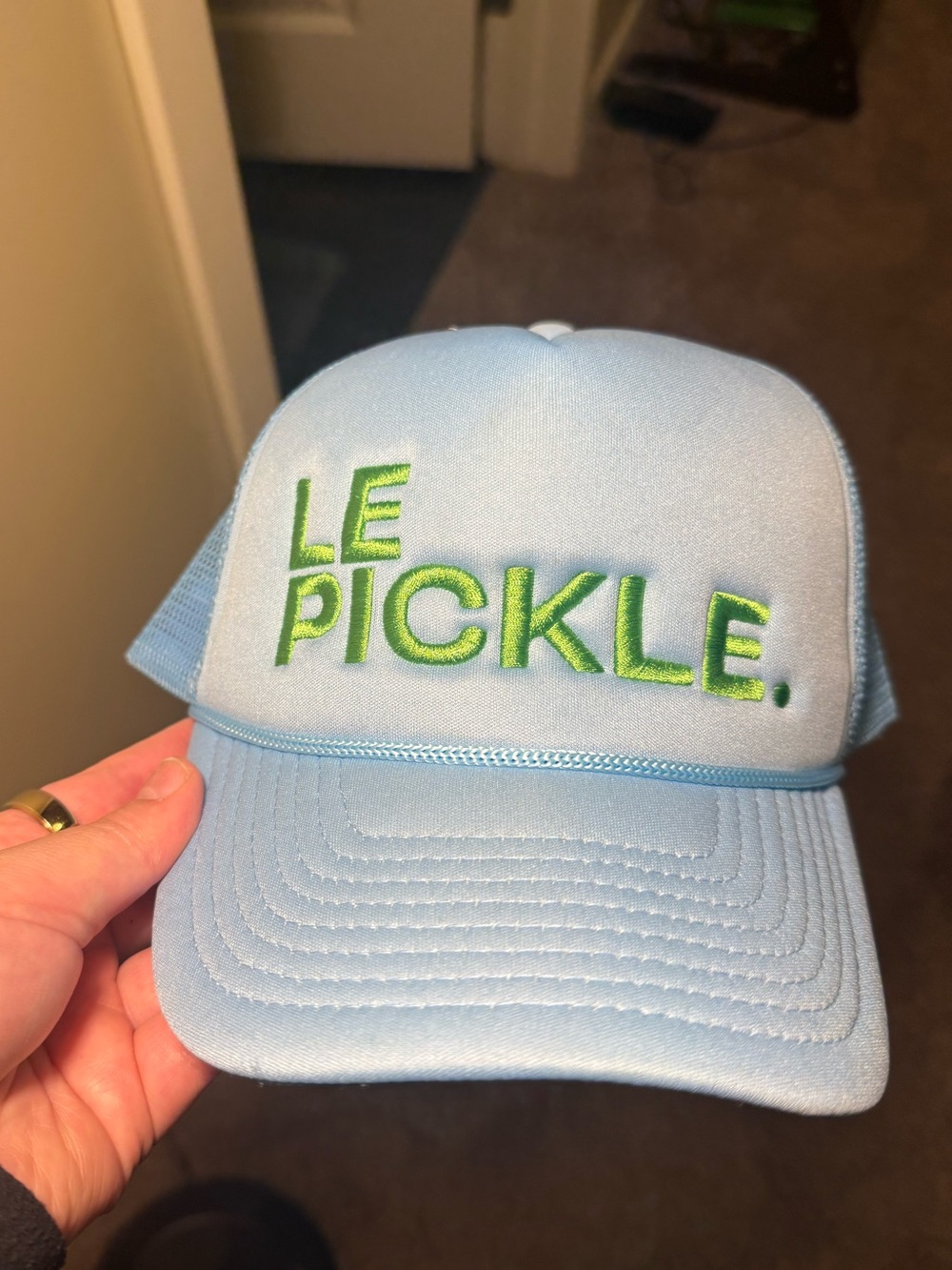 Le Pickle trucker hat